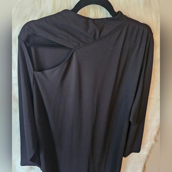 Addition Elle Night Elegance Cutout Front Long Sleeve Dress (NWOT) - Picture 2 of 11
